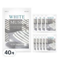 코코도르 퍼퓸 샤쉐, 2.5g, 40개, 화이트 머스크