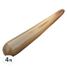 順伊市集 玉牛角頭皮按摩刮痧 S 10cm, 單一顏色, 4個