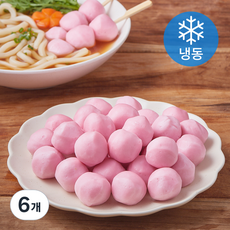 지엔씨푸드 피쉬볼 레드 (냉동), 500g, 6개