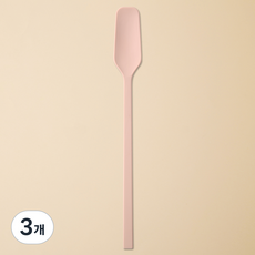 이지실리 스퀘어 실리콘 다용도 티 버터 잼스푼, 핑크, 3개 핑크, 3개