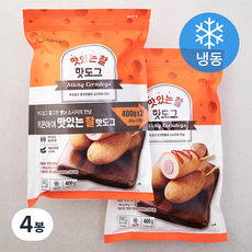 키큰아이 맛있는 찰 핫도그 (냉동), 80g, 5개입, 4개