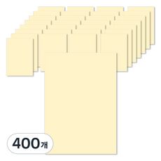 픽딜 깔끔한 색종이 연노랑 80g, 400개, 1색