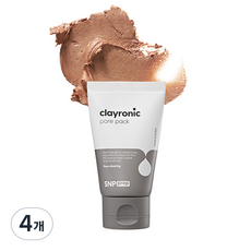 SNP 프렙 클레이로닉 포어 팩 55ml, 1개입, 4개