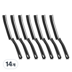 Musikine 角落多功能清潔縫隙刷, 黑色, 14個