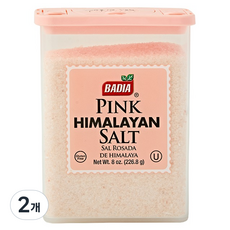 바디아 히말라야 핑크 솔트, 226.8g, 2개