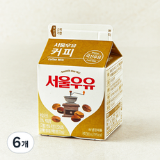 서울우유 커피 우유, 300ml, 6개
