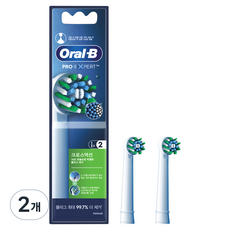 오랄비 정품 프로 엑스퍼트 크로스액션 화이트 리필모 2p, 2개
