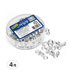 피스코리아 아일렛 실버, 4개, 250개입