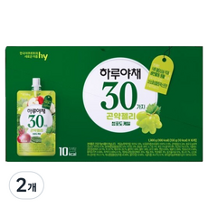 하루야채 에치와이 하루야채 곤약젤리 청포도케일 10p, 130g, 2개