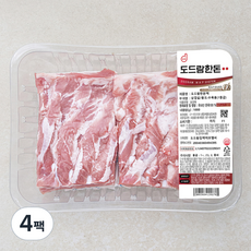 도드람 한돈 1등급 삼겹살 보쌈용 (냉장), 1kg, 4팩