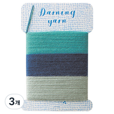 Clover 可樂牌 Clover 補綴線, 3個, 藍色 57-214