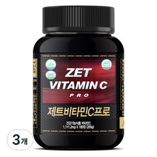 제트리션 제트비타민C프로, 3개, 180정