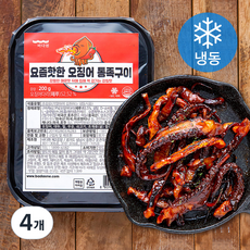 바다원 요즘핫한 오징어 통족구이 (냉동), 200g, 4개