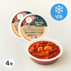 한끼의품격 낙곱새 덮밥소스 (냉동), 220g, 4개