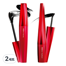 Dejavu Fiberwick 纖細睫毛膏套裝, 黑色, 2組