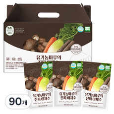 유기농마루 정품 진짜 야채수, 100ml, 90개