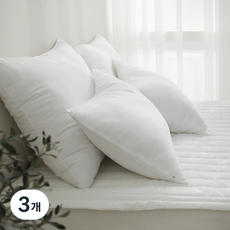 farfe 韓國製造 舒適枕芯, 白色, 3個
