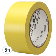 3M 3M地板線條764膠帶 黃色 50.8mm*32.9m, 5個