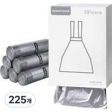 모나코올리브 이지드롭백 비닐 봉투 손잡이형, 225개