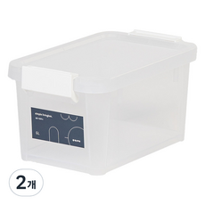 Changsin Living 昌信生活 簡約水塔收納箱, 透明, 2個