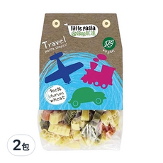 Little Pasta 小小帕斯達 交通工具造型義大利麵, 100%杜蘭小麥粉製成, 素食可用, 250g, 2包