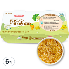 Farm to Baby 孩童室溫輔食粥, 牛肉蘆筍口味, 110g, 6入