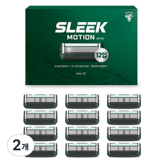 DORCO Slick Motion刮鬍刀片, 2個, 12入