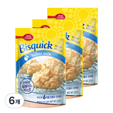 Bisquick 奶油牛奶比司吉粉, 212g, 6入