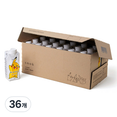 스녹 포켓몬 스녹워터 종이팩 해양심층수 랜덤발송, 330ml, 36개