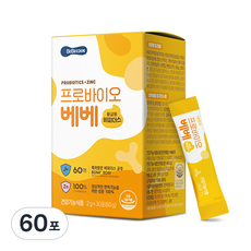 BEBECOOK 寶膳 益生菌加鋅, 60g, 2盒