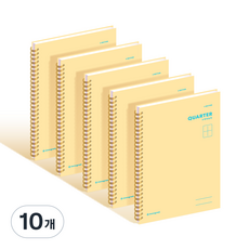 모노그램 QUARTER 수학연습장 MG0140, FIESTA YELLOW, 10개