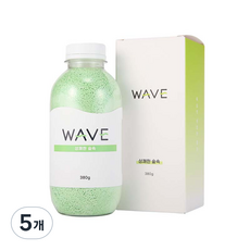 웨이브코리아 펄입욕제 그린 프레쉬 피톤치드향, 380g, 5개