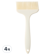 Easy sili 矽膠烘焙寬油刷, 白色, 4個