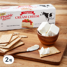 PrairieFarms 미국 크림치즈, 1.36kg, 1개입, 2개