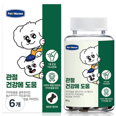 펫또마망 강아지 영양제, 80g, 뼈/관절강화, 6개
