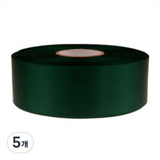 고밀도주자 공단 리본끈 15mm, 수박색, 45m, 5개