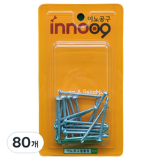Innotime 白色華司頭直鎖螺絲 NIT235, 80個