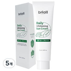 Briall HOMME 男士日常亮白防曬乳 SPF 50+ PA++++, 50ml, 5個