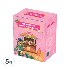 라이언커피 스트로베리 화이트 초콜릿 드립백커피, 7개입, 5개, 10g