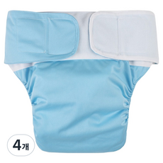 Happy Mine 尿布保護防水罩 老人用 病患用 腰圍 50~126cm 天藍色, FREE(onesize), 4個, 1入