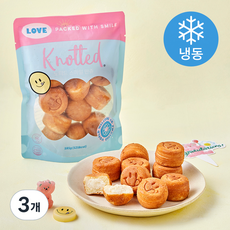 노티드 스마일 만쥬 (냉동), 185g, 3개, 1개입