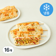 건강한끼 청양고추 매운 부산 어묵바 (냉동), 80g, 16개