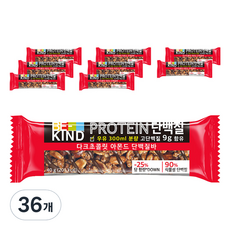 BE-KIND 黑巧克力杏仁蛋白棒, 40g, 36個