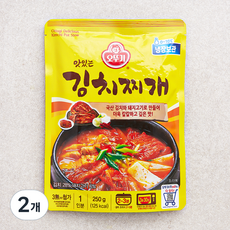 오뚜기 맛있는 김치찌개, 250g, 2개