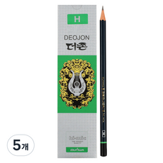 문화연필 더존 연필 H, 5개
