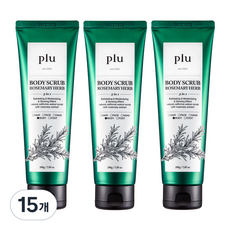 플루 바디스크럽 로즈마리허브향, 200g, 15개
