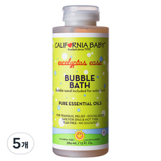 캘리포니아 베이비 버블 배스 유칼립투스 이즈, 384ml, 5개