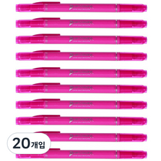PLAYCOLOR 톰보 케이 수성사인펜, 푸크시아 핑크, 20개