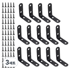 OON 스테인리스 숏 라운드 꺽쇠 E타입 14p + 피스못 60p 세트, 3세트