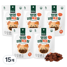 베푸 아크펫푸드 멍멍 리얼 육포칩, 15개, 50g, 치킨맛